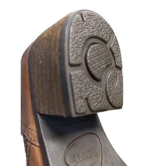 🎁 Born Fannar Leather Knee High Boot New‎ store display Woman's Size 7 - Picture 9 of 16